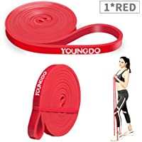 YOUNGDO Bandas de Resistencia Cintas Elásticas Fitness para Musculación- Yoga- Crossfit- Entrenamiento de Fuerza…
